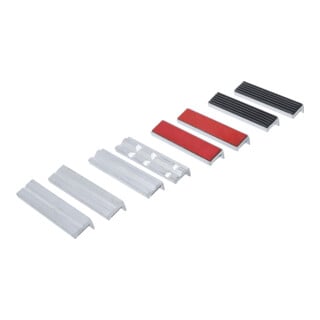 Jeu de mors de protection pour étau aluminium 125 mm 8 pièces BGS