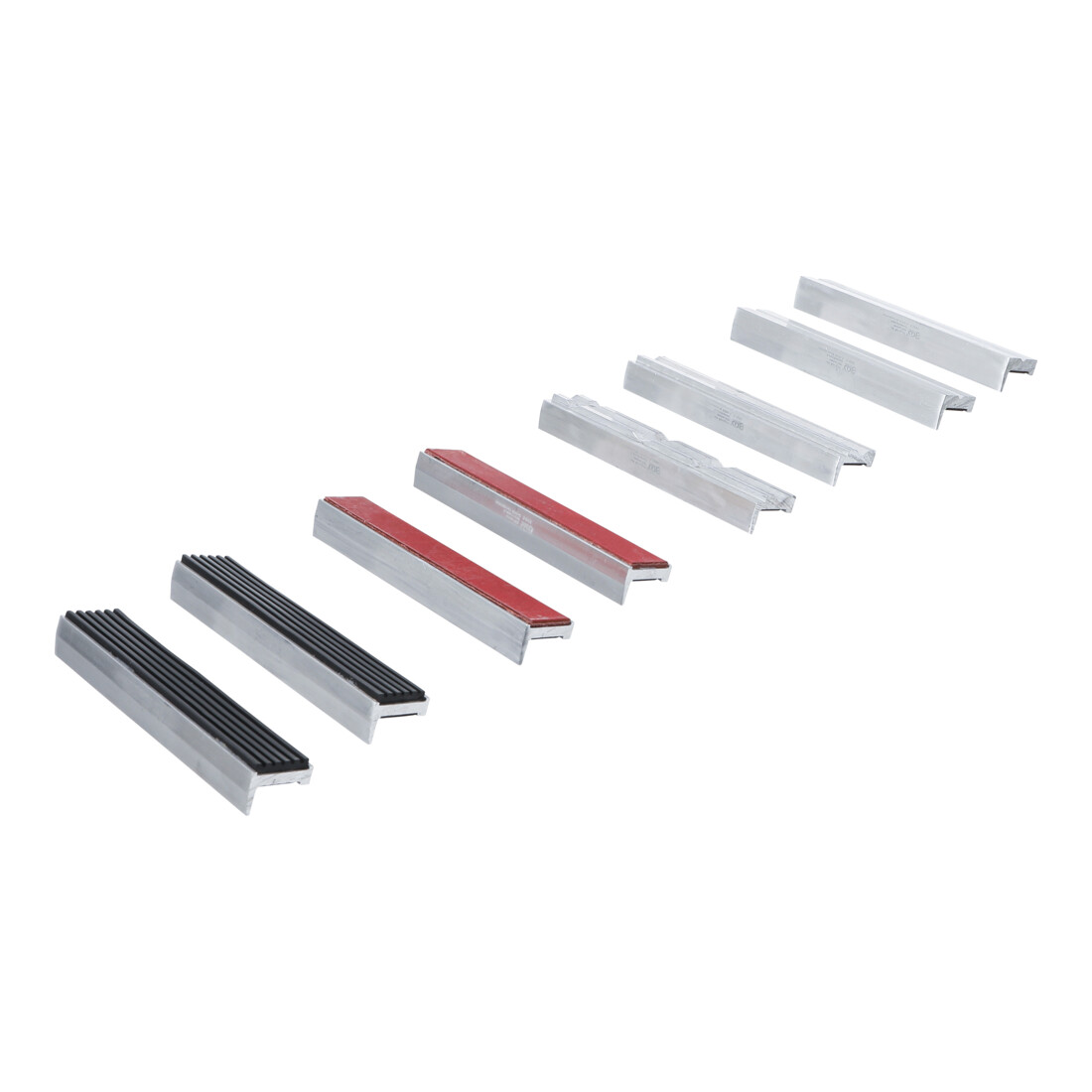 Jeu de mors de protection pour étau aluminium 150 mm 8 pièces BGS