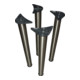 Jeu de pieds de table VA-Eff. 80mm H.710mm plaque de base-1