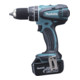 Jeu de piles Makita DLX2084M comprenant une perceuse sans fil DHP456Z et une scie circulaire portative sans fil DHS710Z.