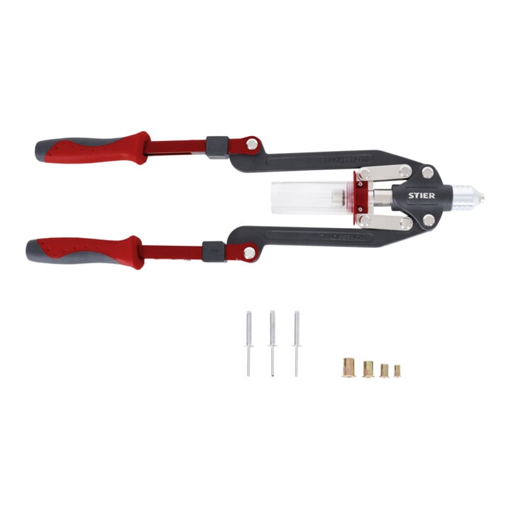 Jeu de pince à riveter STIER, 11 pièces