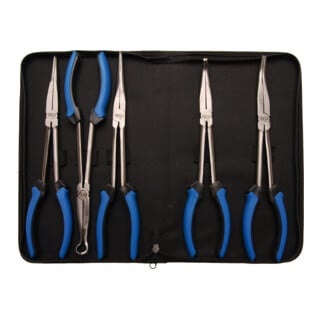 Jeu de pinces à bec long 290 mm 5 pièces BGS