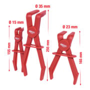 Jeu de pinces à clamper 90°, 3 pcs-2
