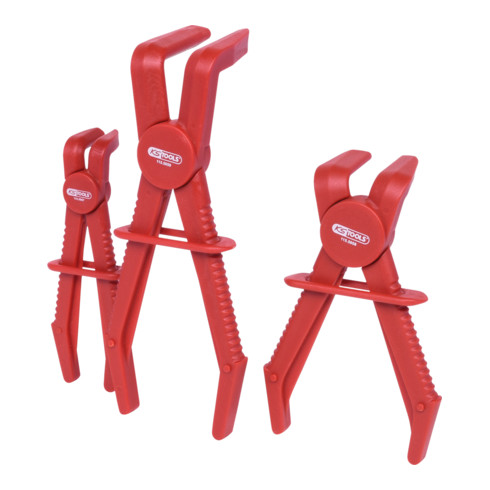 Jeu de pinces à clamper 90°, 3 pcs