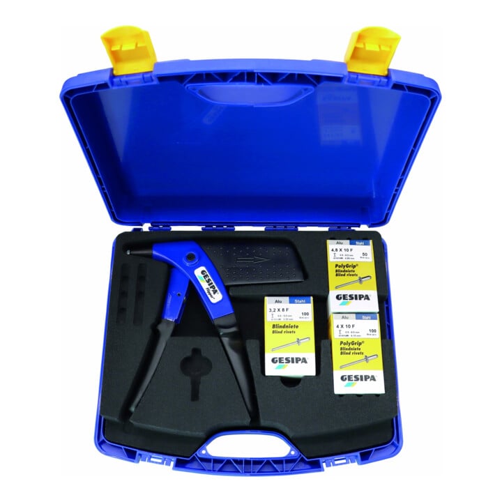 Jeu de pinces à riveter manuelles Gesipa FLIPPER-Box