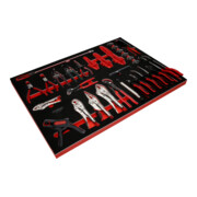 Jeu de pinces dans insert en mousse, 34 pcs KS Tools-3