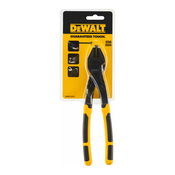 Jeu de pinces de force duo DEWALT 3 pièces design double articulation DWHT0-70485