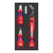Jeu de pinces Kraftwerk KNIPEX EVA3, insert 20x40, 4 pcs.