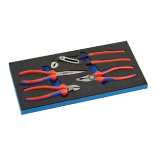Jeu de pinces LD45 l.185xP.385xH.30mm 1/3 module à outils 4-pcs. jeu de pinces K