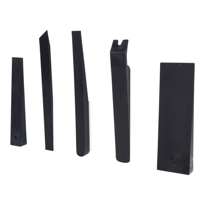 Jeu de pinces levier pour baguettes et revêtements, 5 pcs