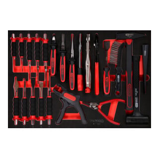 Jeu de pinces/marteaux/burins, 23 pcs KS Tools