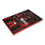 Jeu de pinces, marteaux et burins dans insert en mousse, 22 pcs KS Tools-3