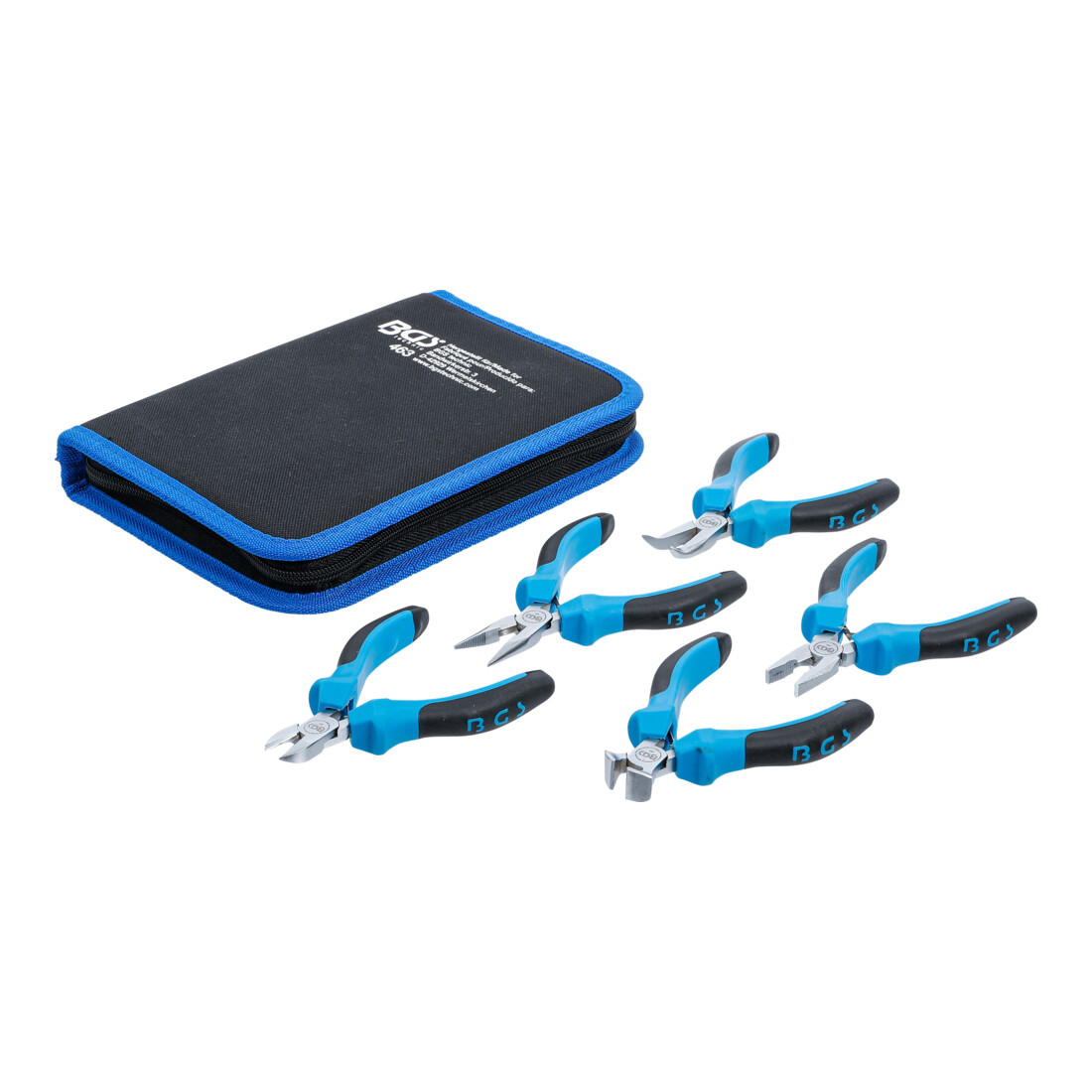 Jeu de pinces mini électronique 5 pièces Kraftmann