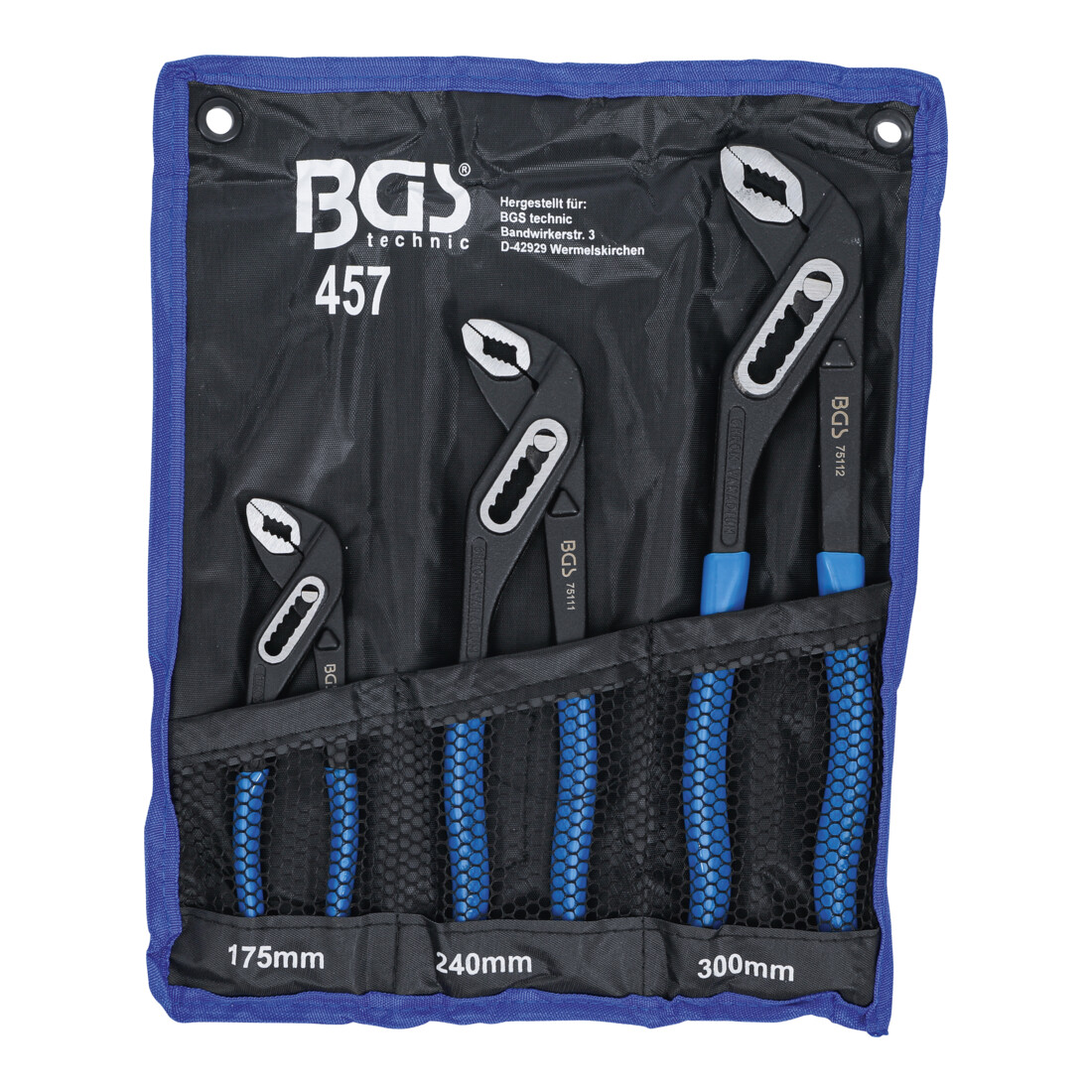 Jeu de pinces multiprise 3 pièces BGS