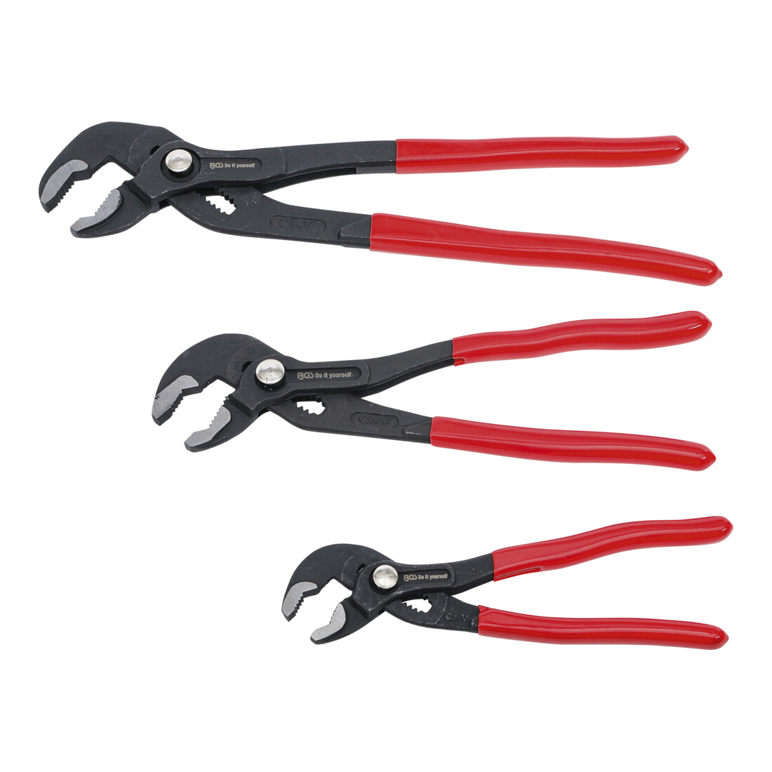 Jeu de pinces multiprises 175 / 240 / 300 mm 3 pièces BGS Do it yourself