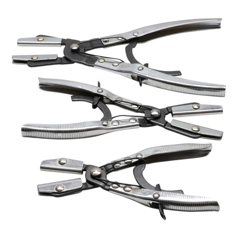 Jeu de pinces pour durites 205 – 305 mm 3 pièces BGS