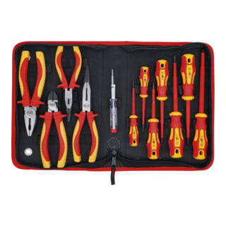 Jeu de pinces / tournevis d’électricien VDE 12 pièces BGS