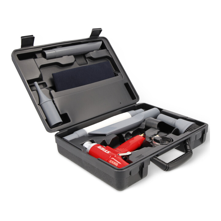 Jeu de pistolets d'aspiration/de soufflage commutables STIER