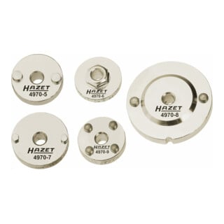 Jeu de plaques de pression HAZET 4970/5 : 5