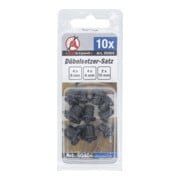 Jeu de poinçons à chevilles 6- 8- 10 mm 10 pièces BGS-3