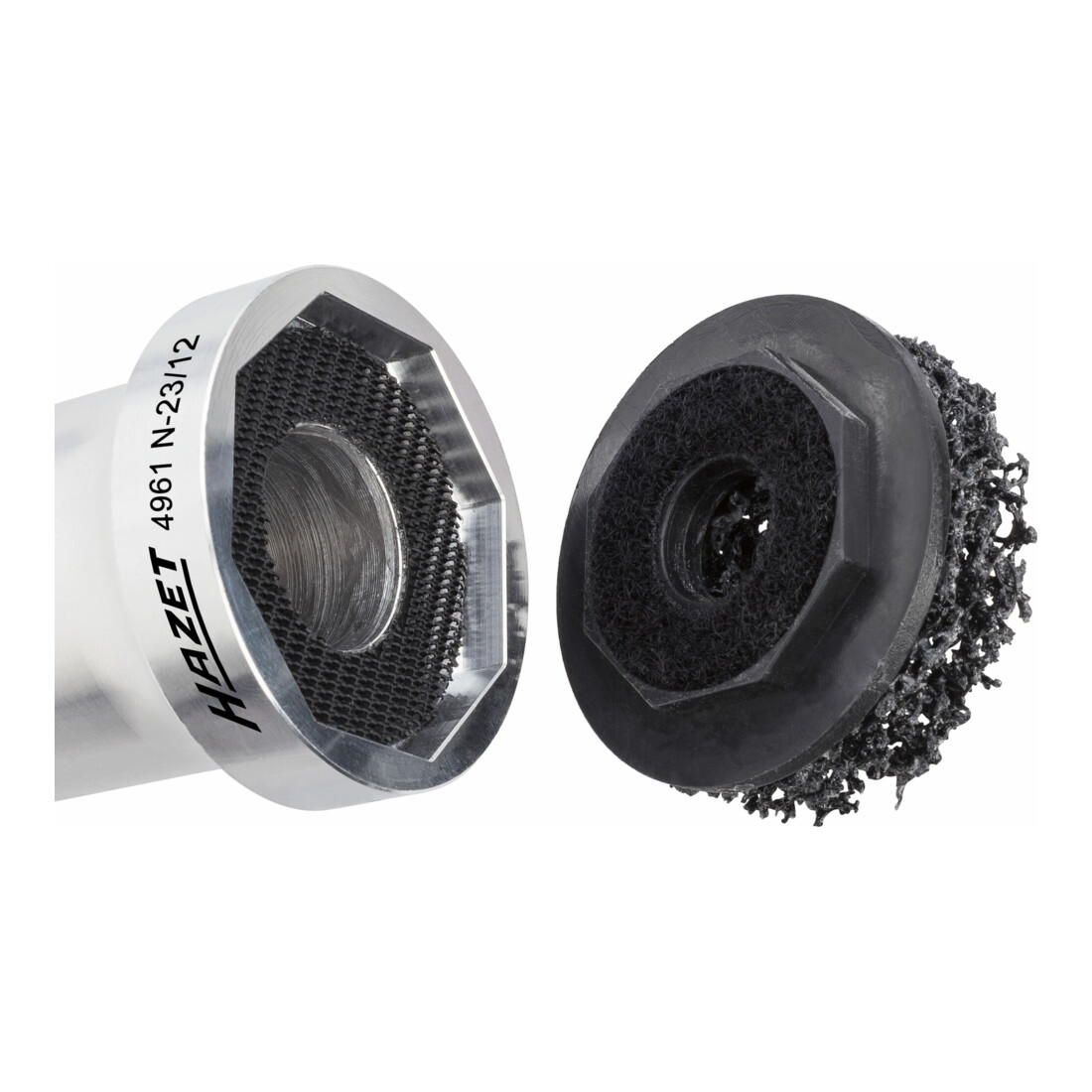 Jeu de ponceuses de moyeux de roues pour véhicules utilitaires 4961N-23/12 HAZET