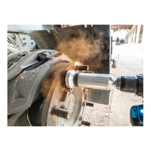 Jeu de ponceuses de moyeux de roues pour véhicules utilitaires 4961N-23/12 HAZET
