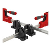 Jeu de presses à cadre STIER pour serre-joints universels, 4 pièces-4