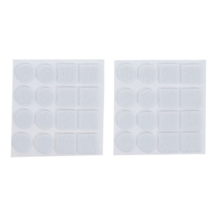 Jeu de protections antidérapants blanc 32 pièces BGS Do it yourself