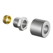 Jeu de raccords à compression OV pour la série E 1/2x15mm en acier inoxydable-1