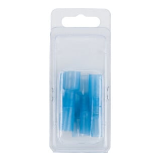 Jeu de raccords à sertir isolés, bleus, AWG16-14, 6 pcs connecteur KS Tools