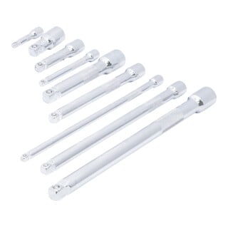 Jeu de rallonges basculants 6,3 mm (1/4") / 10 mm (3/8") / 12,5 mm (1/2") 9 pièces BGS Do it yourself