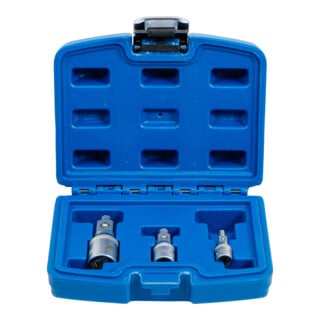 Jeu de rallonges magnetiques 6,3 mm (1/4") / 10 mm (3/8") / 12,5 mm (1/2") 3 piéces BGS