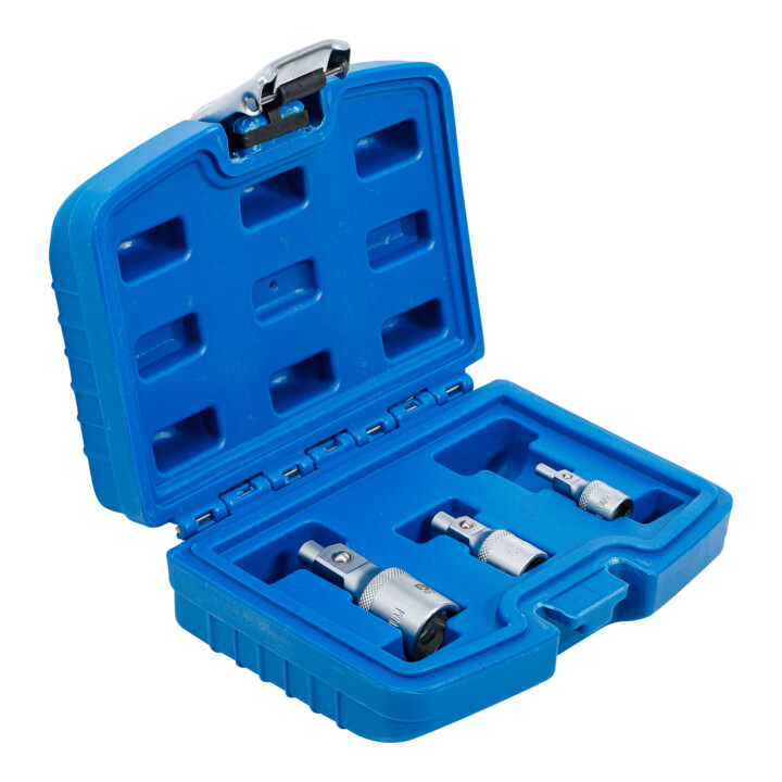 Jeu de rallonges magnetiques 6,3 mm (1/4") / 10 mm (3/8") / 12,5 mm (1/2") 3 piéces BGS
