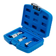 Jeu de rallonges magnetiques 6,3 mm (1/4") / 10 mm (3/8") / 12,5 mm (1/2") 3 piéces BGS-4