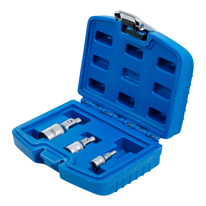 Jeu de rallonges magnetiques 6,3 mm (1/4") / 10 mm (3/8") / 12,5 mm (1/2") 3 piéces BGS