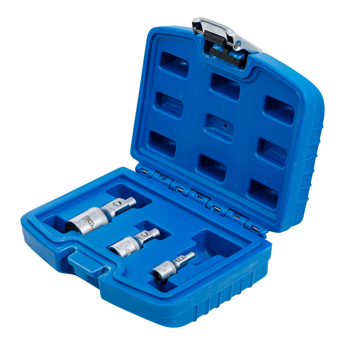 Jeu de rallonges magnetiques 6,3 mm (1/4") / 10 mm (3/8") / 12,5 mm (1/2") 3 piéces BGS