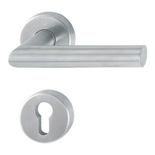 Jeu de rosettes Hoppe Ams.E1400/42H/42H/42HKVS VA F69 rd.PZ DIN L/R D/D