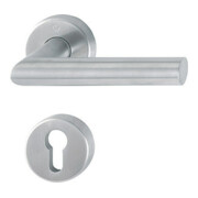 Jeu de rosettes Hoppe Ams.E1400/42H/42H/42HKVS VA F69 rd.PZ DIN L/R D/D