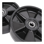 Jeu de roues directrices en nylon STIER pour transpalettes-4