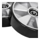 Jeu de roues pivotantes en polyur&eacute;thane STIER pour transpalettes-3