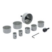 Jeu de scies-cloches Ø 19 – 64 mm profondeur 24 mm 11 pièces. BGS Do it yourself-1