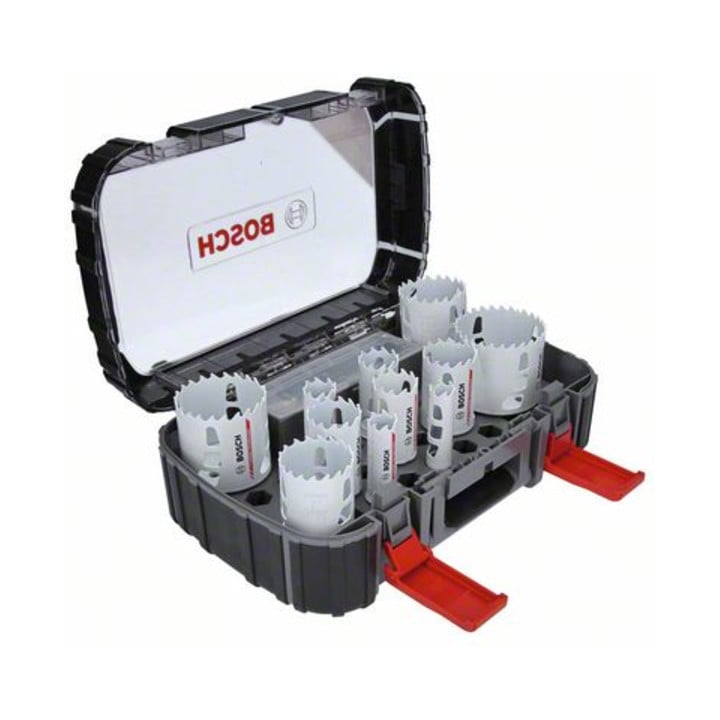 Jeu de scies cloches Bosch -Set Endurance for Heavy Duty, jeu universel de 13 pièces 20 - 76 mm