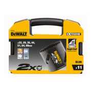 Jeu de scies cloches DEWALT 11 pièces HSS bi-métal DT8270L-QZ-1