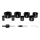 Jeu de scies cloches pour électriciens STIER HSS-Co8 bimétal, profondeur de coupe 44 mm, 11 pièces (25, 32, 40, 54, 60, 68, 76 et 86 mm)