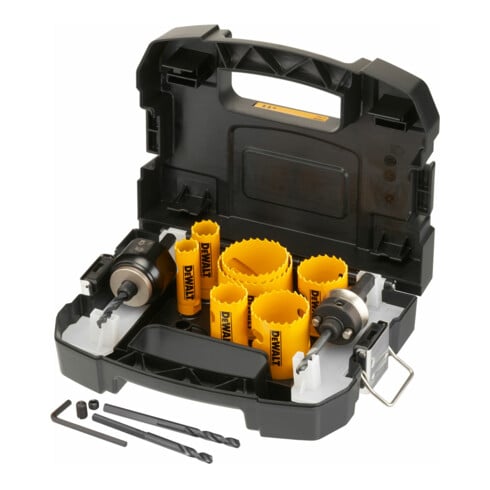 Jeu de scies cloches sanitaires BIM DEWALT, 11 pièces.