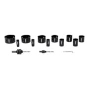 Jeu de scies cloches STIER HSS-Co8 bimétal, profondeur de coupe 44 mm, 14 pièces (20, 22, 25, 32, 35, 40, 44, 51, 60, 68 et 76 mm)-2