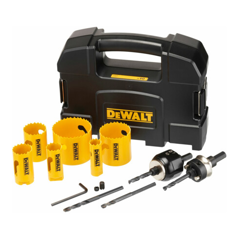 Jeu de scies cloches universelles BIM DEWALT, 10 pièces.