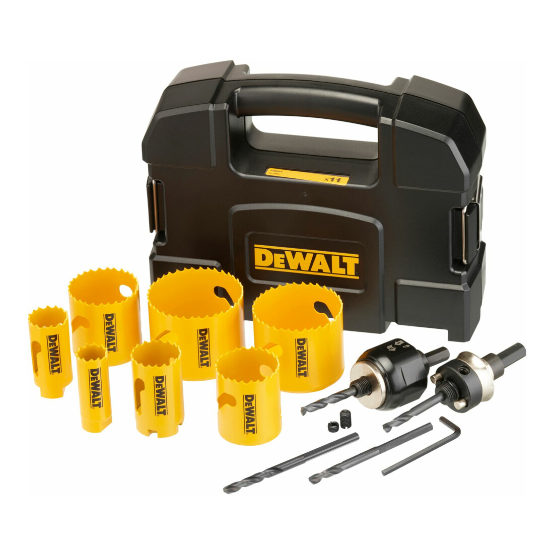 Jeu de scies cloches universelles BIM DEWALT, 11 pièces.