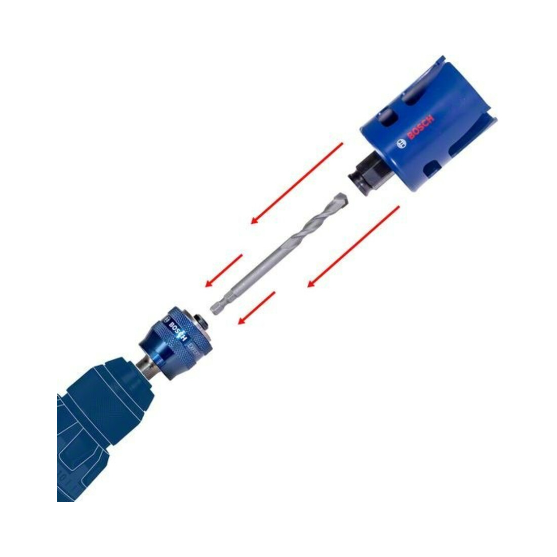 Jeu de scies trépans Bosch EXPERT Construction Material 15 pces