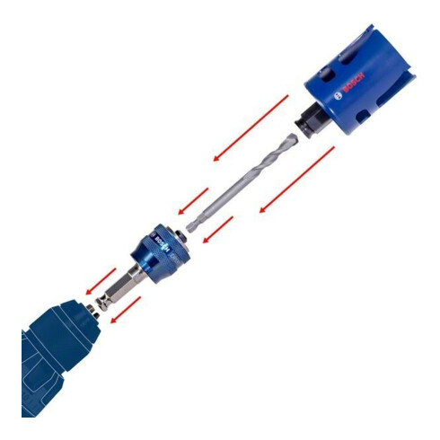 Jeu de scies trépans Bosch EXPERT Construction Material 15 pces